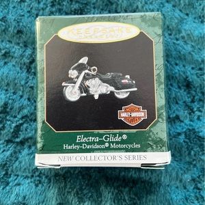 hallmark keepsake electra glide harley davidosn ornament